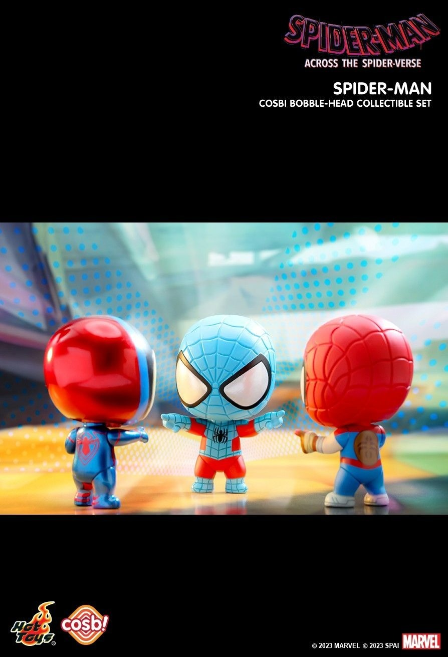 Hot Toys 蜘蛛俠：飛躍蜘蛛宇宙 Spider-Man Cosbi 盲盒公仔系列 Bobble-Head Collectible Set 1  (1套3款)