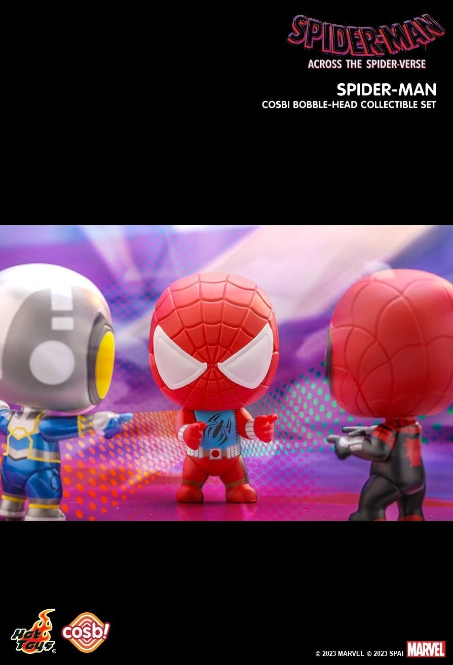 Hot Toys 蜘蛛俠：飛躍蜘蛛宇宙 Spider-Man Cosbi 盲盒公仔系列 Bobble-Head Collectible Set 2 (1套3款)
