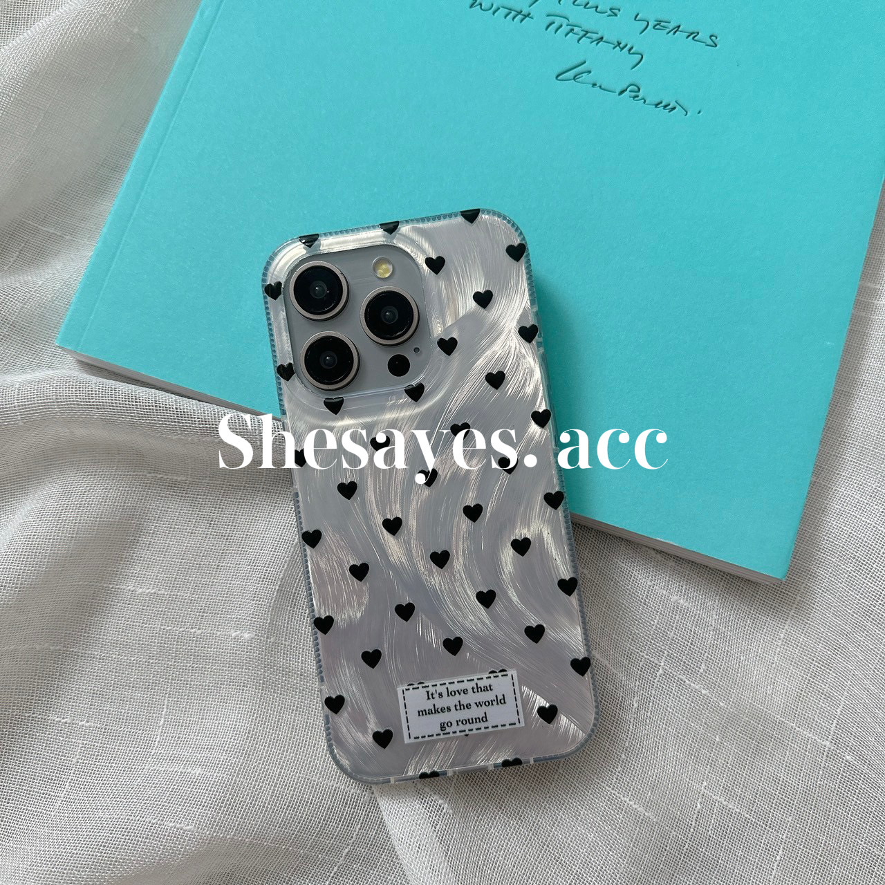 IPHONE 波普風｜滿版小愛心手機殼