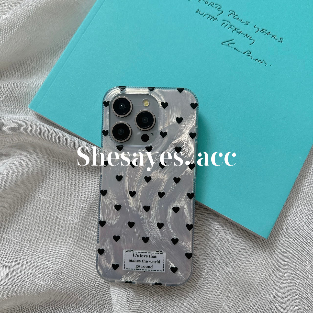 IPHONE 波普風｜滿版小愛心手機殼