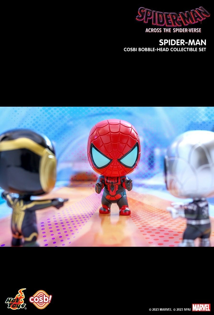 Hot Toys 蜘蛛俠：飛躍蜘蛛宇宙 Spider-Man Cosbi 盲盒公仔系列 Bobble-Head Collectible Set 3 (1套3款)