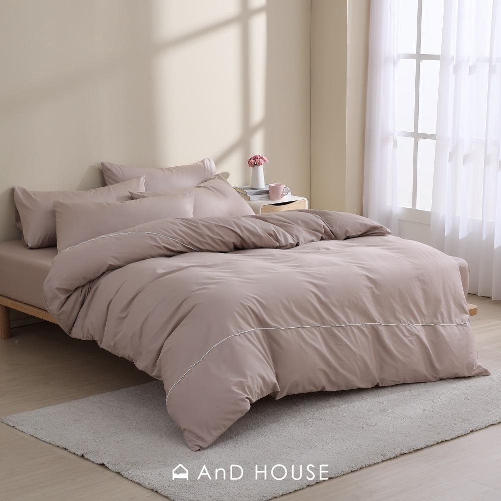 200織精梳純棉｜100%純棉｜香檳粉｜單品&床包被套組