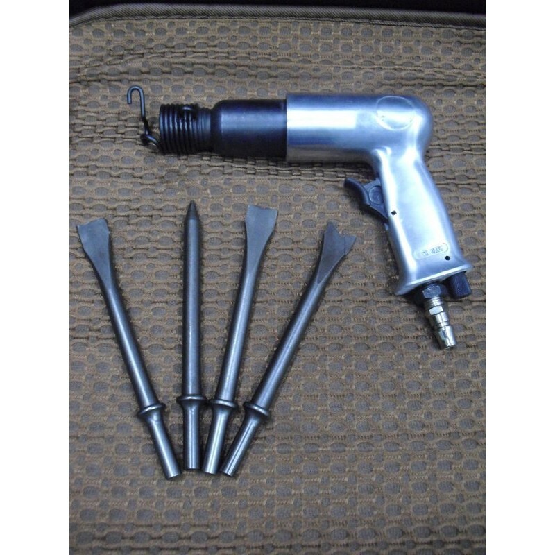 附發票｜FC190氣動釘槌｜附4支鑿子 專業氣動鎚/氣動釘槌/氣動鑿/破壞鎚 汽缸有熱處理