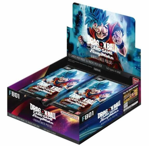 七龍珠超卡牌遊戲 第一彈 補充盒一箱（12盒）融合世界 覺醒的心跳 FB-01 TCG DRAGON BALL SUPER