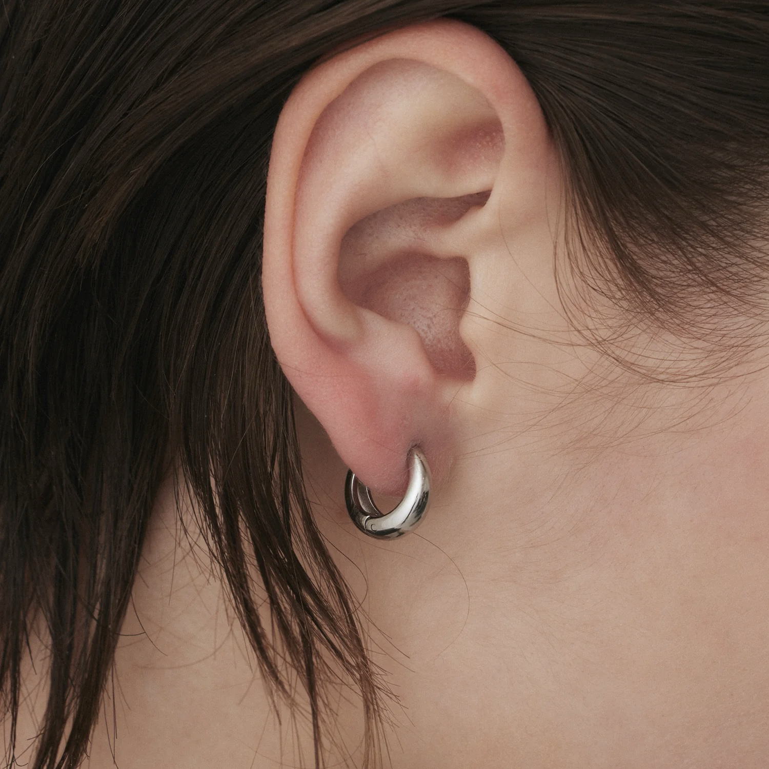 cene 小水滴耳針耳環