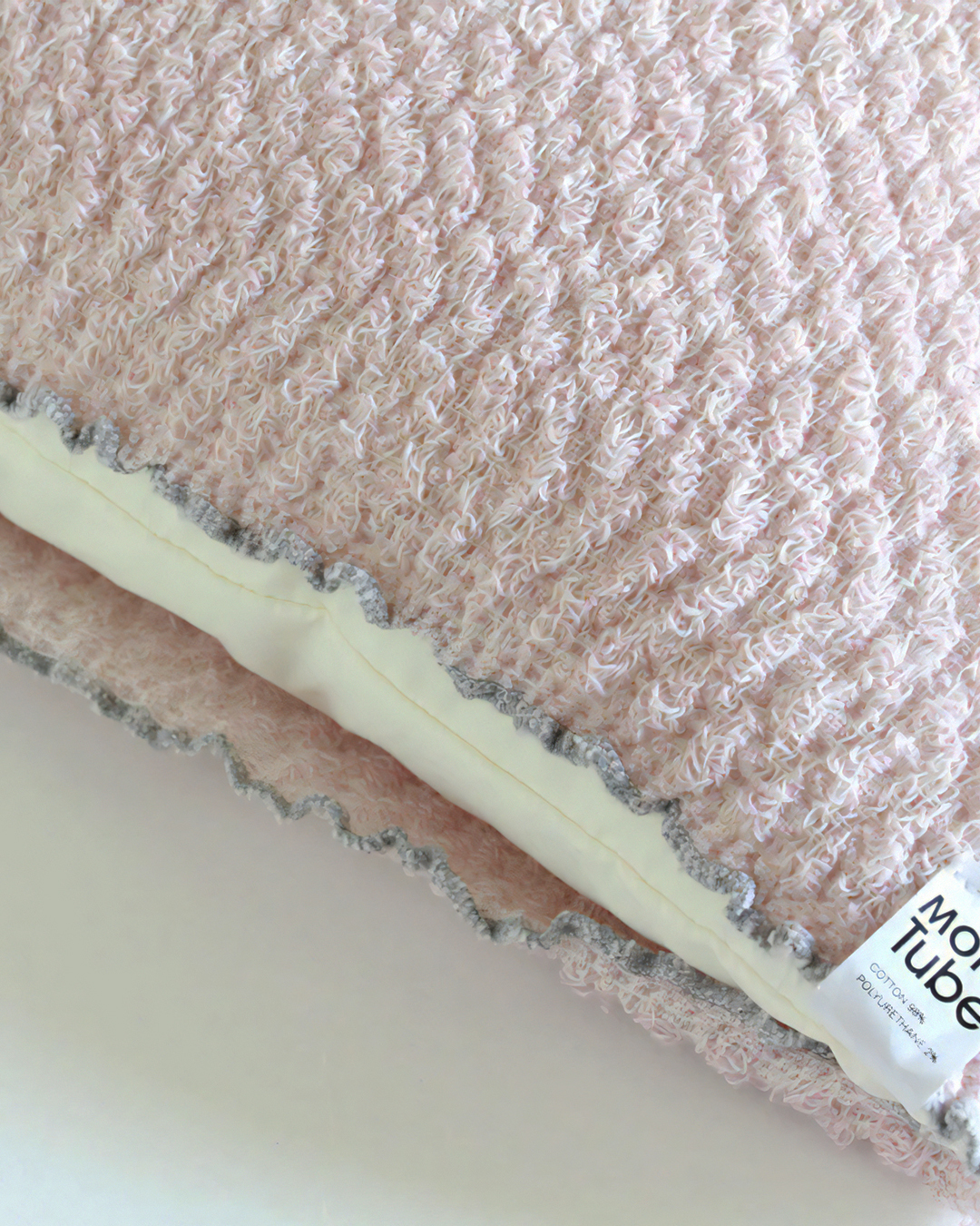 moku Tube Imabari Pillow Case Pink｜Kontex