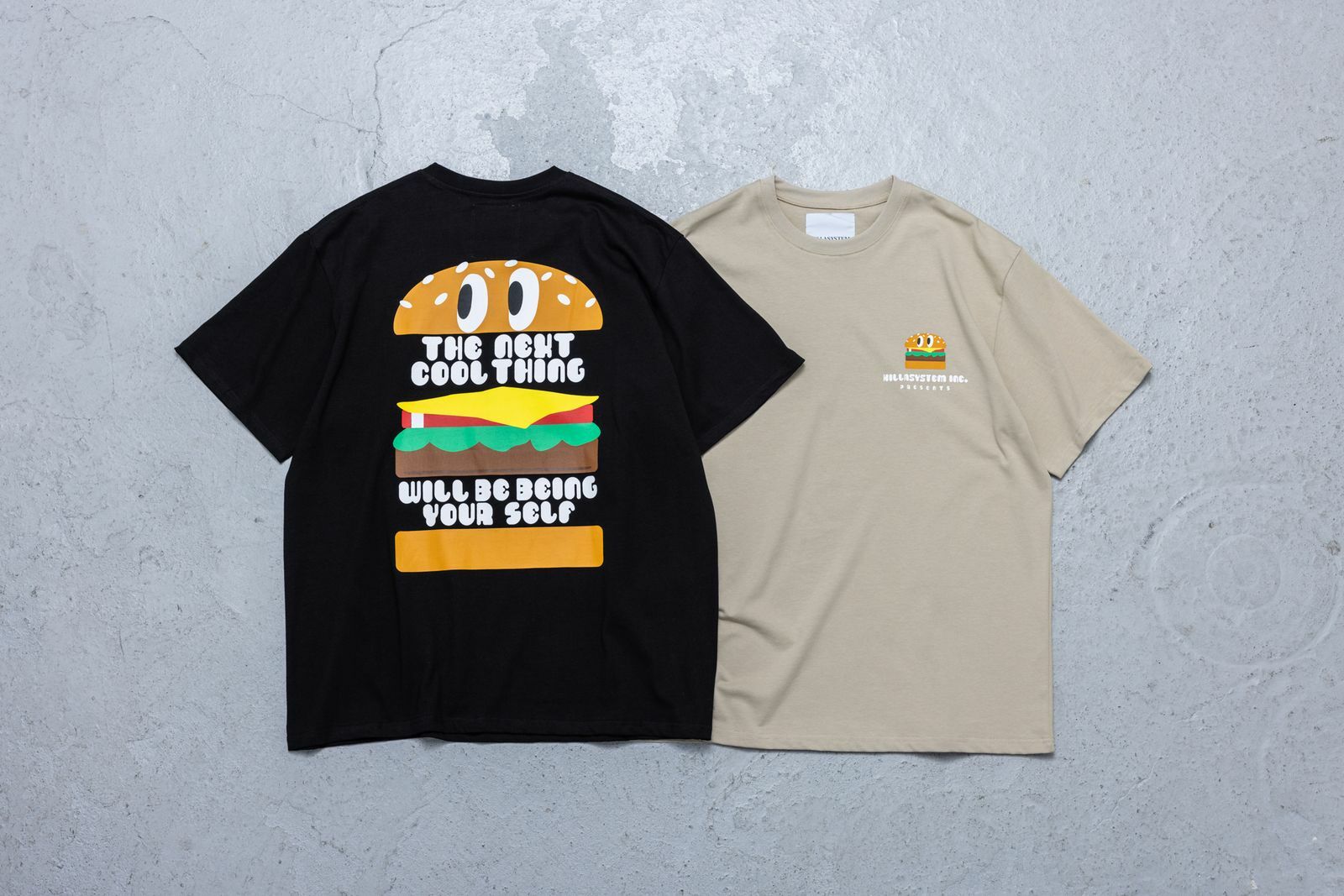 KILLASYSTEM 23S/S BURGER TEE (沙色)