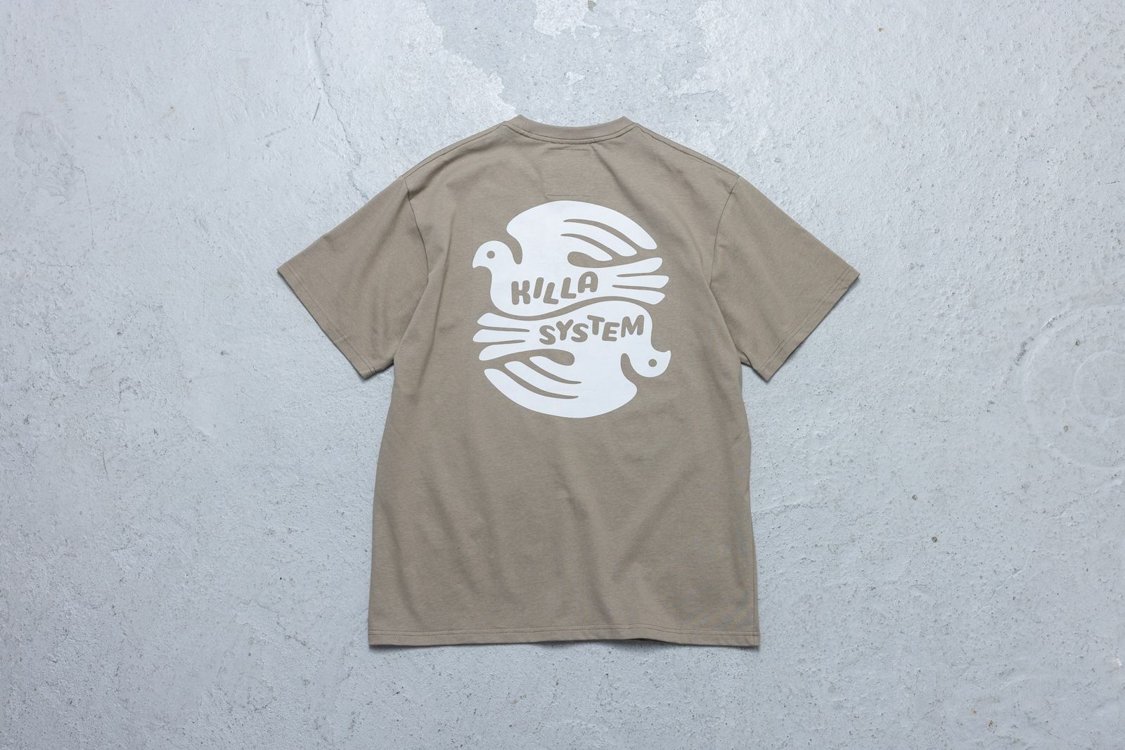 KILLASYSTEM 23S/S PEACE PIGEON TEE (大地沙色)