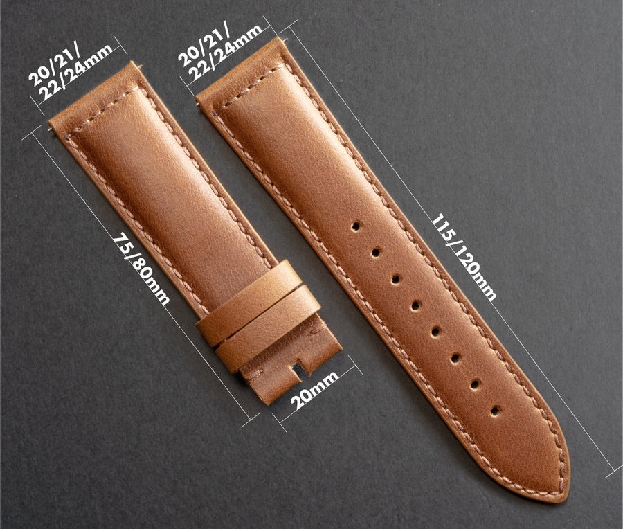 SANDLE WOOD HORWEEN LEATHER STRAP - HOS01.2