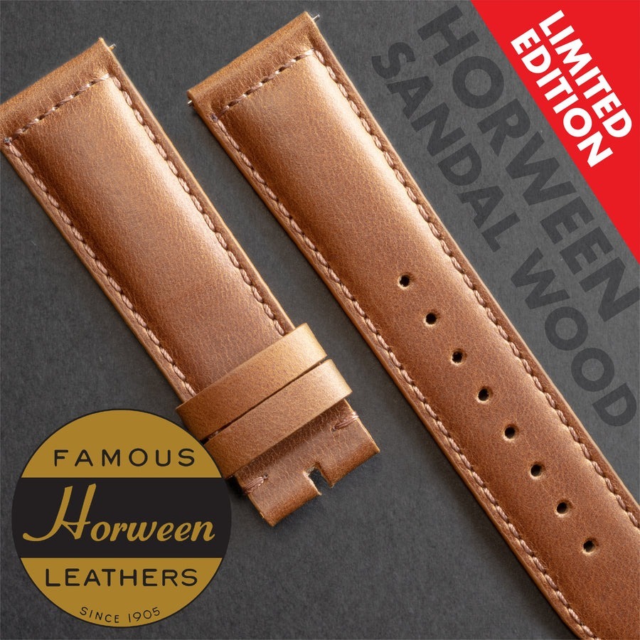 SANDLE WOOD HORWEEN LEATHER STRAP - HOS01.2
