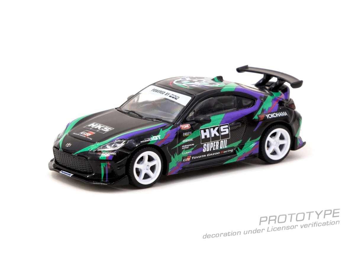 Tarmac Works 1/64 豐田 HKS Toyota GR86 Black