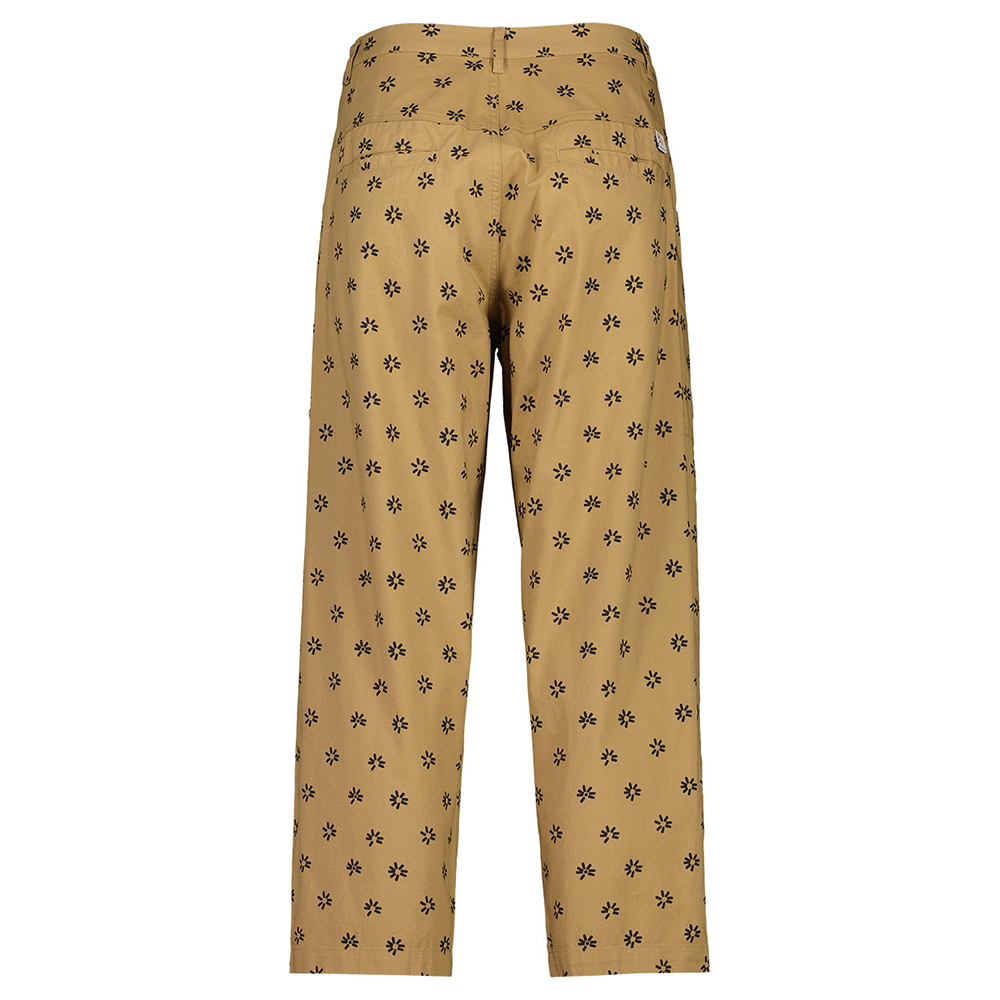 【MALOJA】女有機棉小直筒印花長褲 / 24MA37445-[碎花黑、棕]