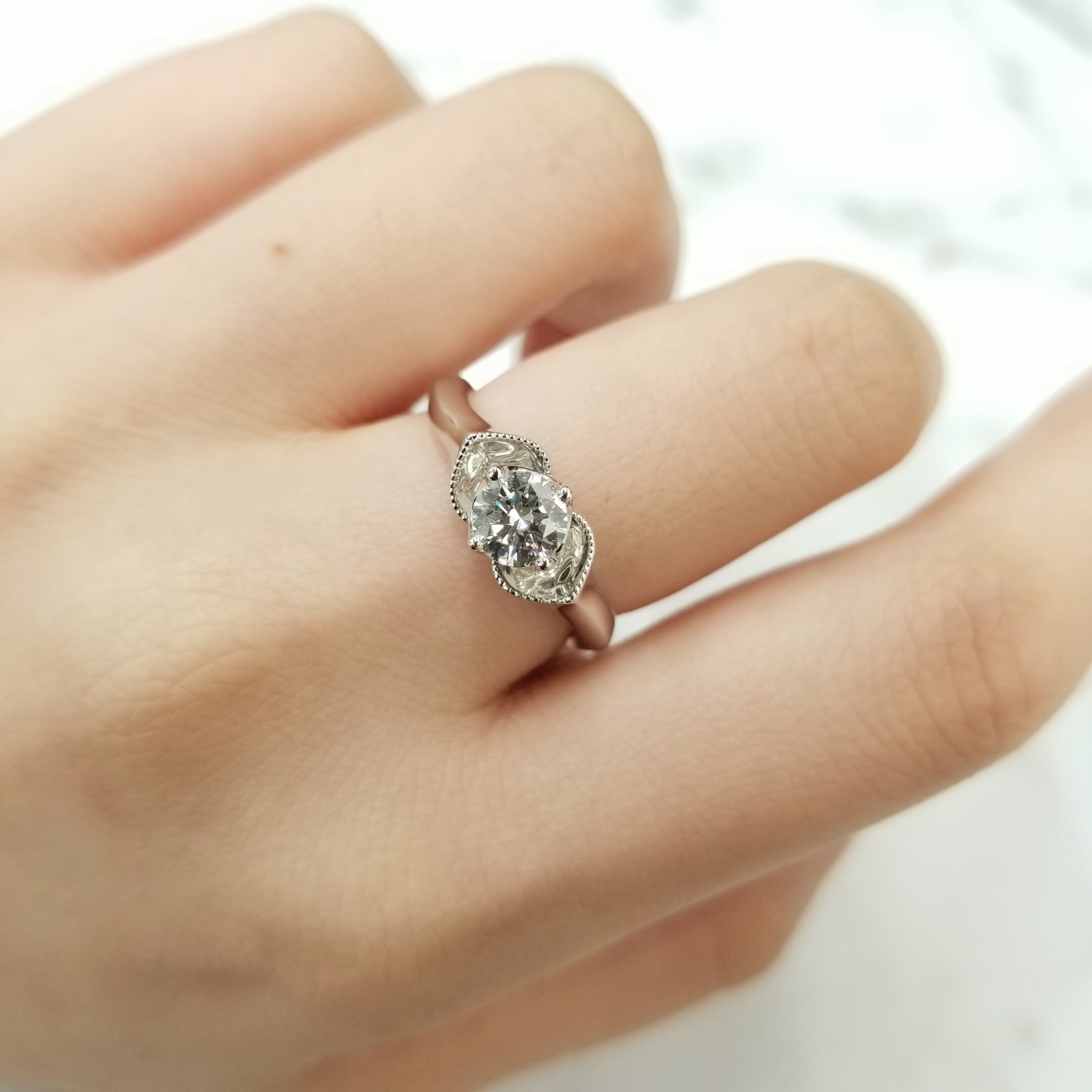 18K White Gold 0.50ct Diamond Ring