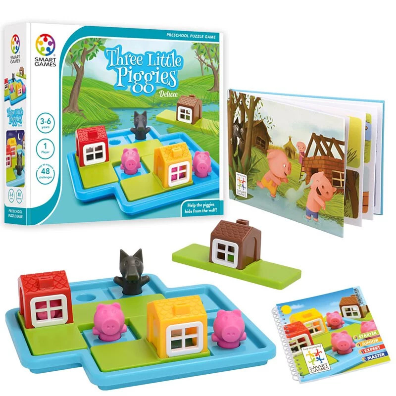 《 信誼 - Smart Games 》桌遊 三隻小豬
