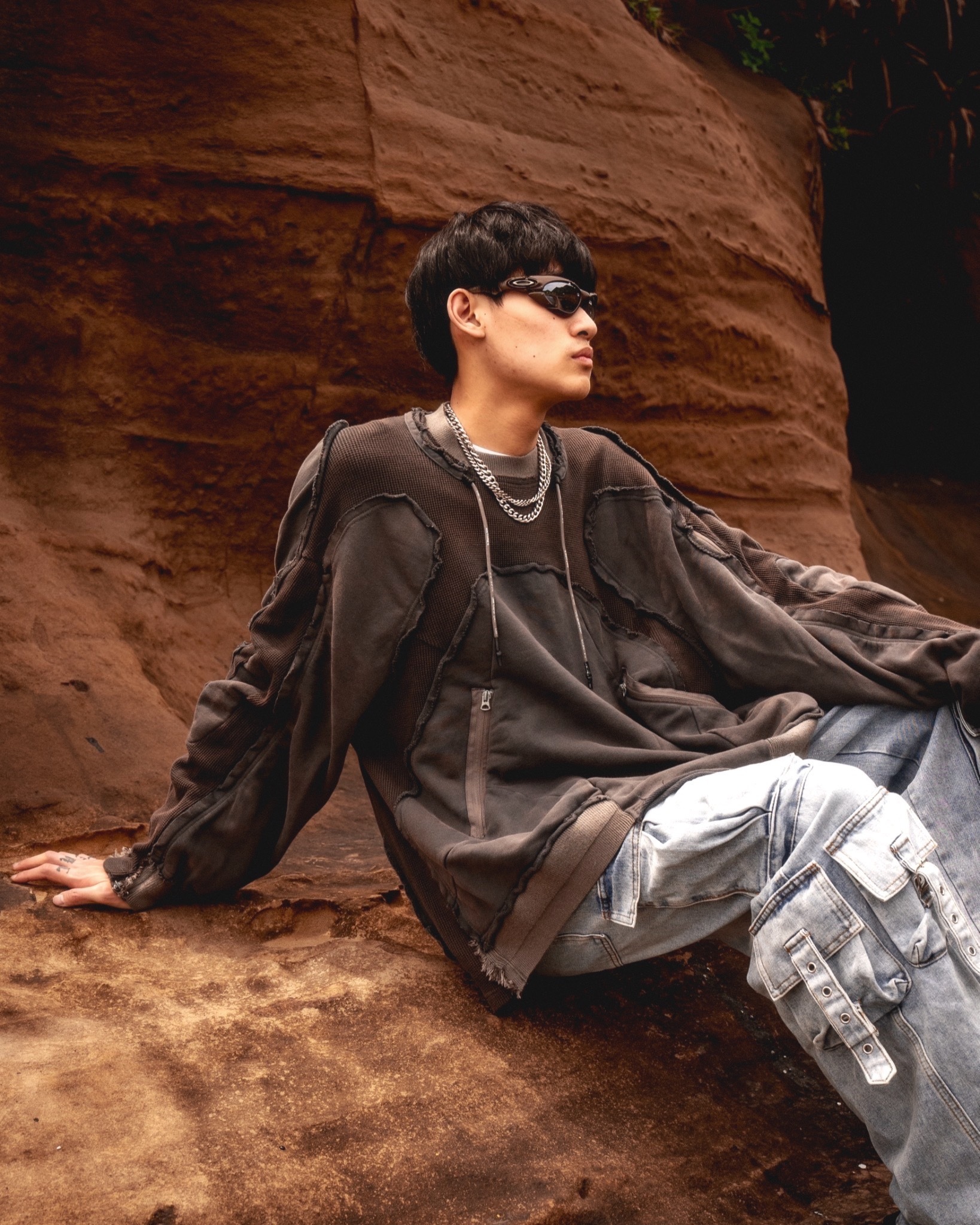 【Focus Store】現貨 Hamcus SS24 DUSZEN OB / Subterranean Dweller's Vintage Pullover 衛衣 SM01524-1 NB