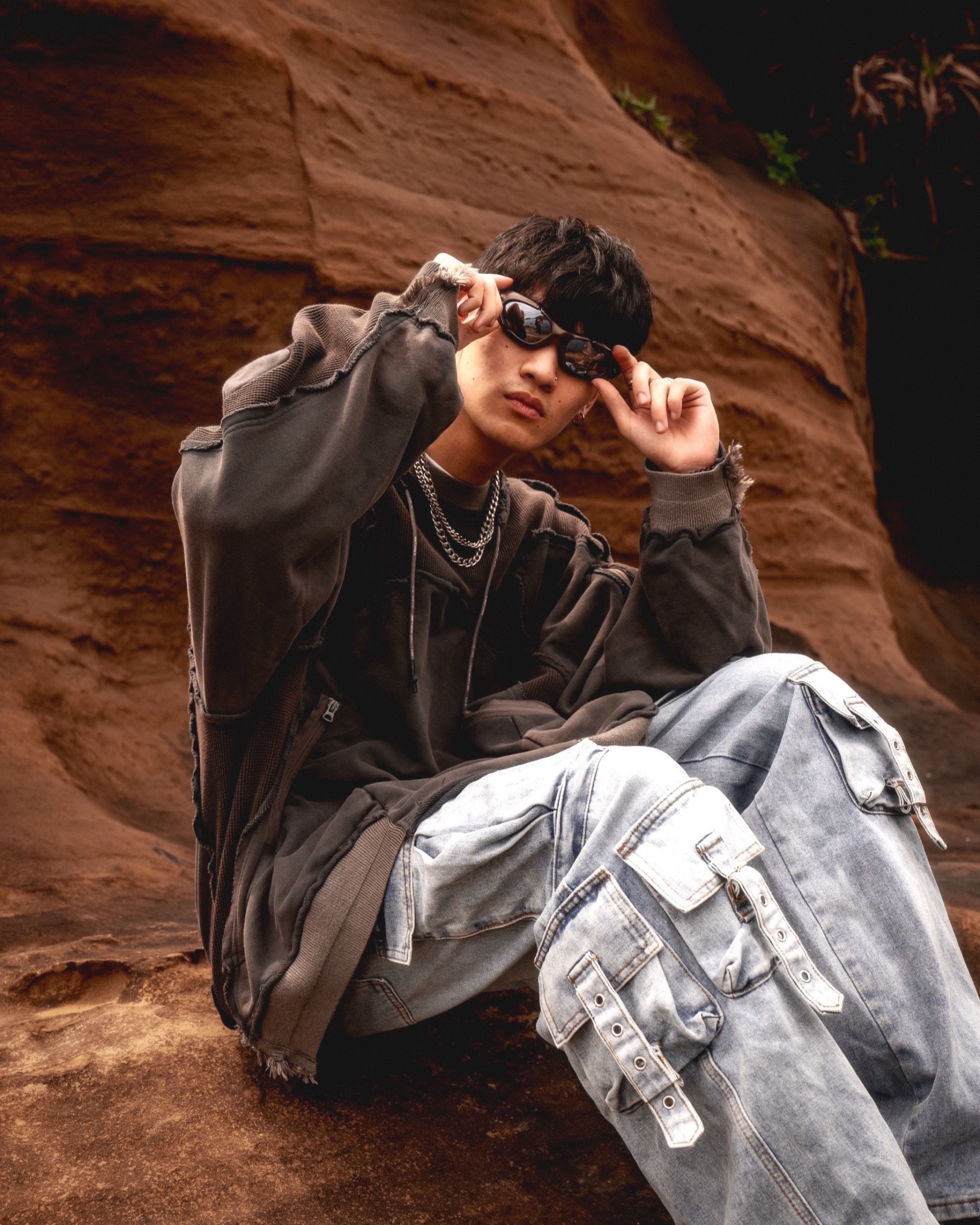 【Focus Store】現貨 Hamcus SS24 DUSZEN OB / Subterranean Dweller's Vintage Pullover 衛衣 SM01524-1 NB