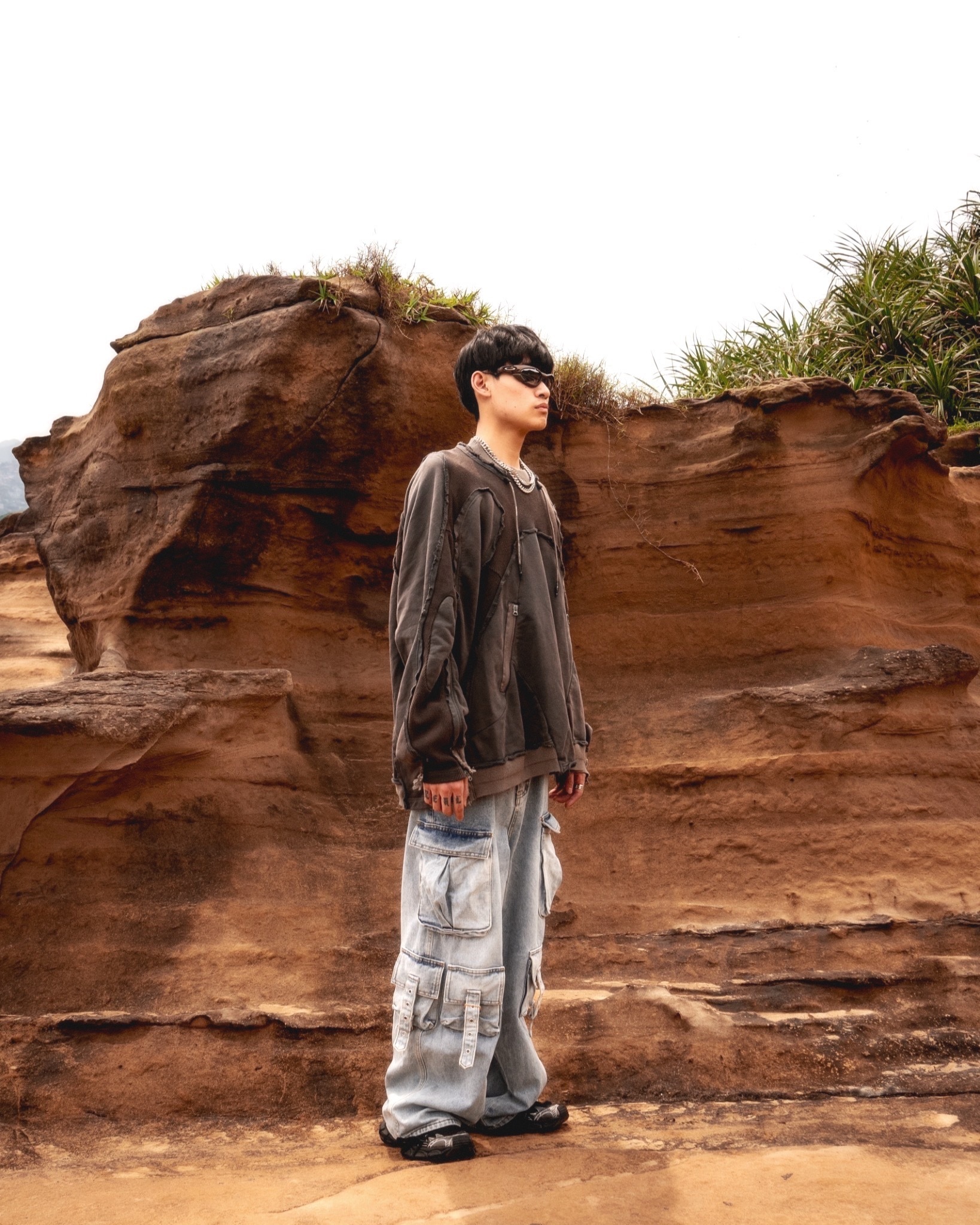 【Focus Store】現貨 Hamcus SS24 DUSZEN OB / Subterranean Dweller's Vintage Pullover 衛衣 SM01524-1 NB