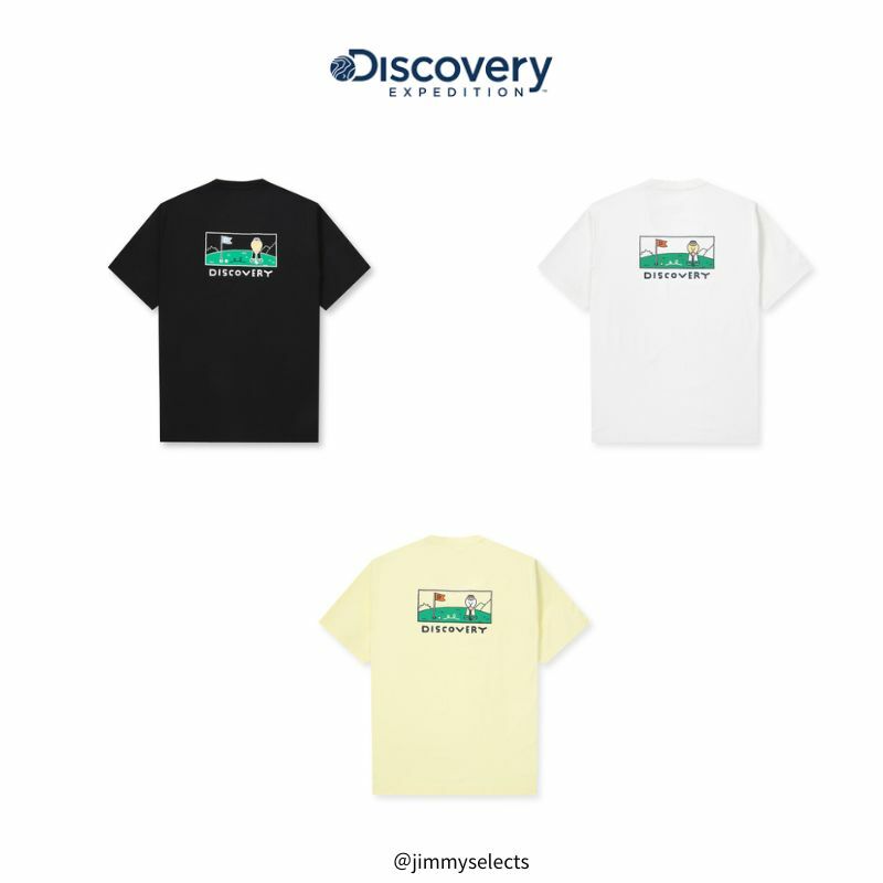 【代購】Discovery 高爾夫卡通背面圖案T恤 DXRSG5043-WHS