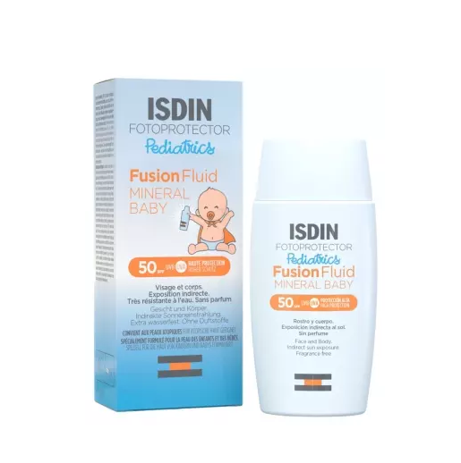ISDIN Fotoprotector Pediatrics Fusion Fluid Mineral Baby SPF50 多維光護嬰兒物理防曬液SPF50+ 50ml