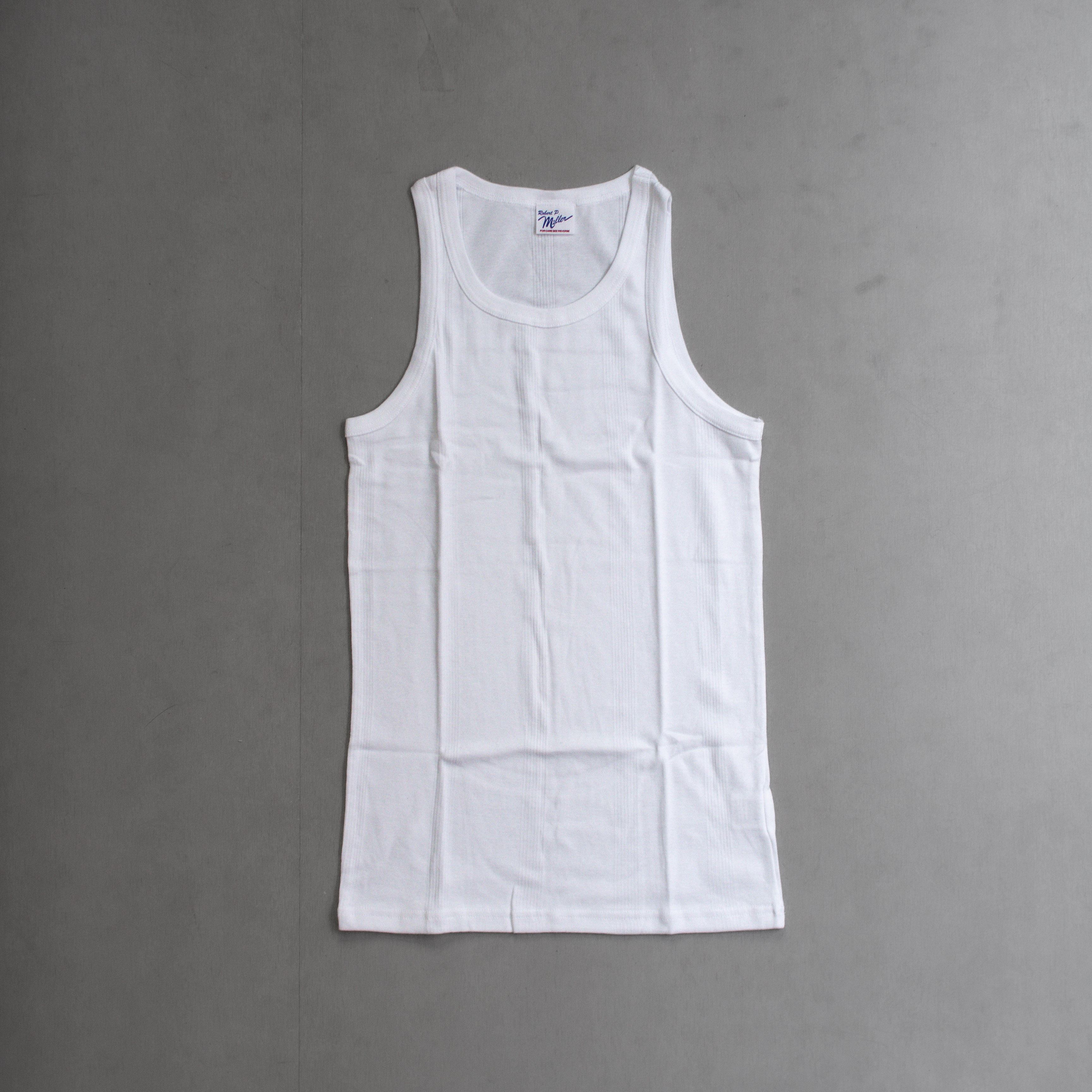ROBERT P MILLER 133C 3P PANEL TANKTOP 素面 螺紋 無袖 背心 三件組
