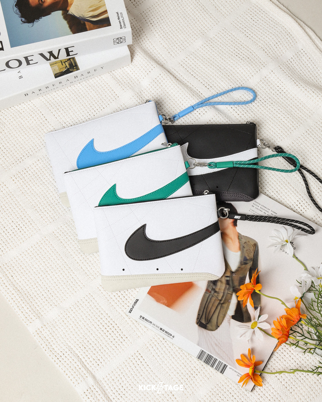 NIKE ICON CORTEZ BLAZER WRISTLET 七色 運動 休閒 皮革 拉鍊 可卸式手腕帶 手提包 手腕包【HF3606/HF3601/HQ6913/HQ6916】NIKEICON