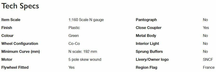 Arnold HN2548S N規 SNCF, CC 14005 數位音效電車