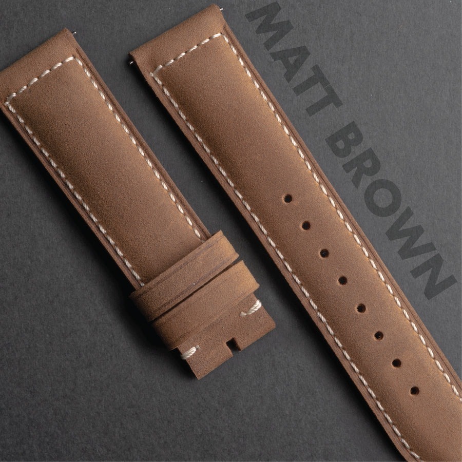 MATT BROWN CRAZY HORSE LEATHER STRAP - CS01.3