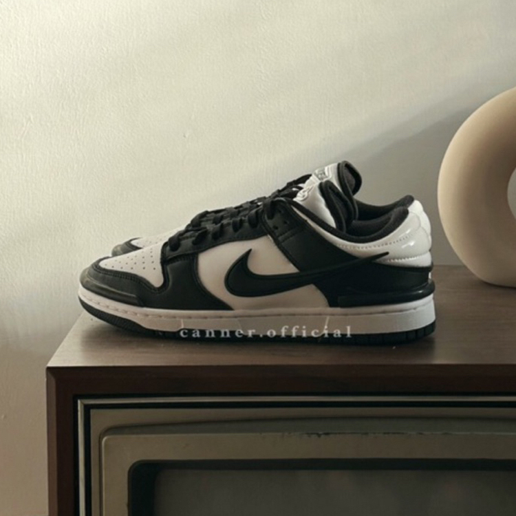 W NIKE DUNK LOW TWIST 女鞋 黑白 DZ2794-001