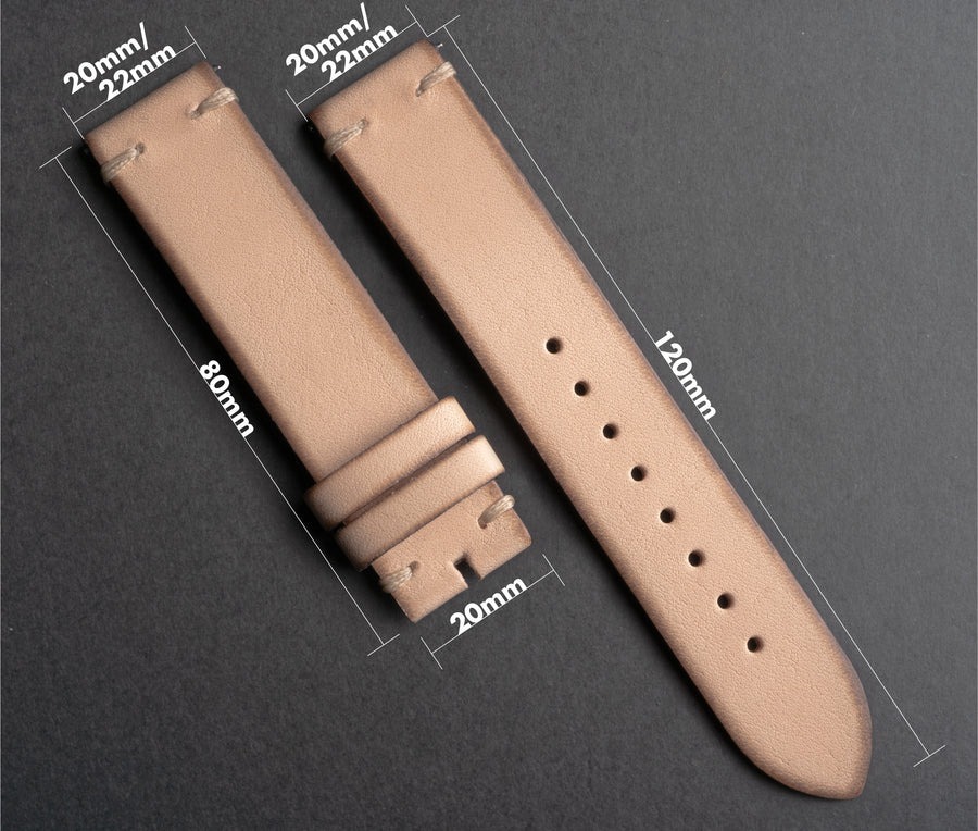 VINTAGE FLAX LEATHER STRAP - VS01.3