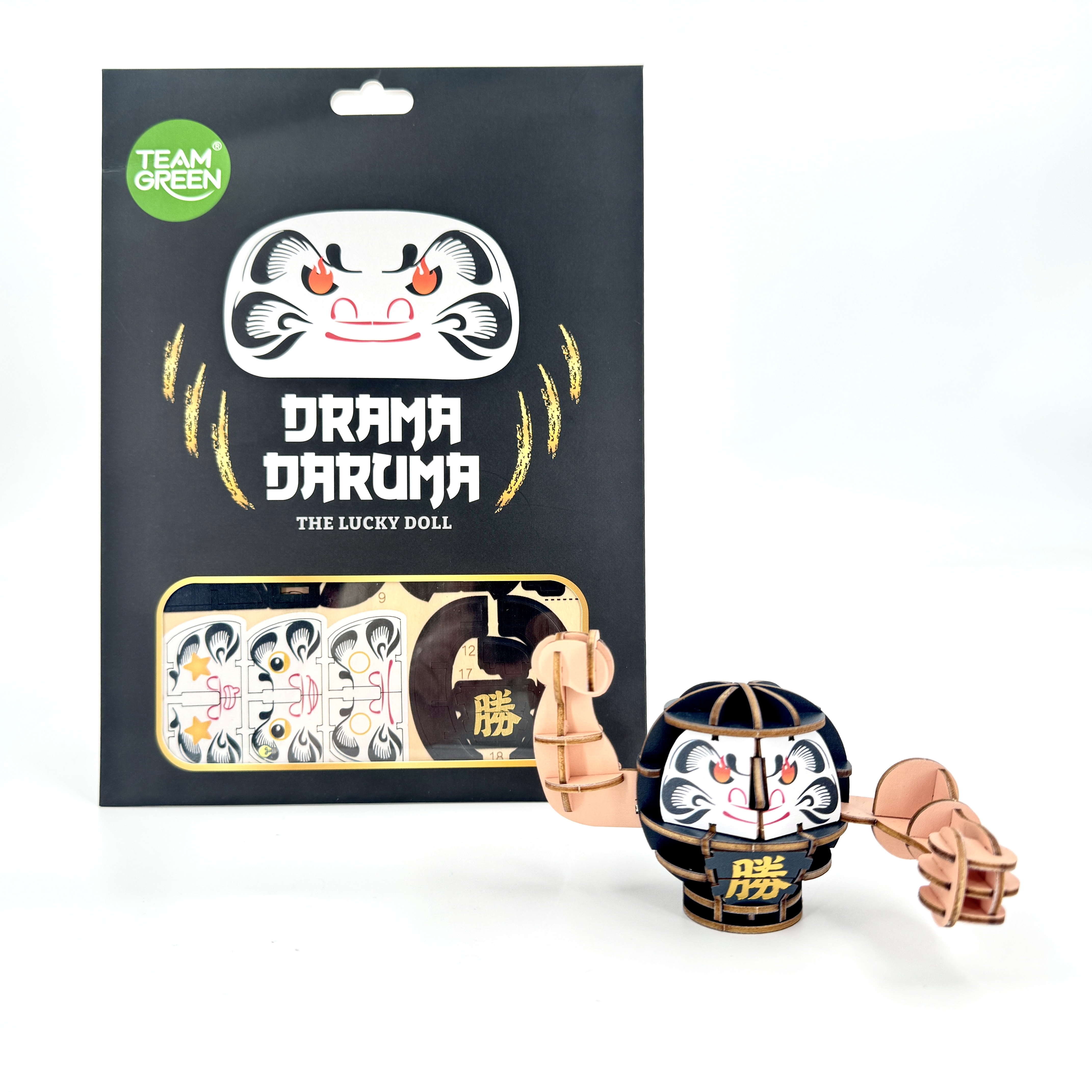 Drama Daruma - Black (Business)