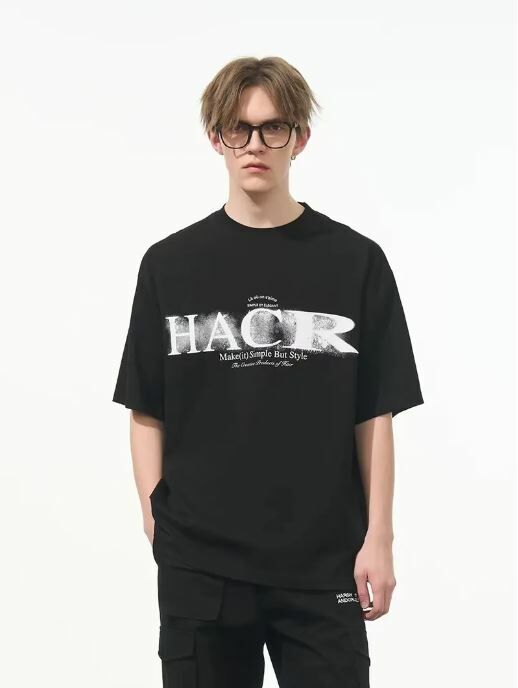 Harsh and Cruel 24SS 漸層logo手寫字體短袖HL241020039