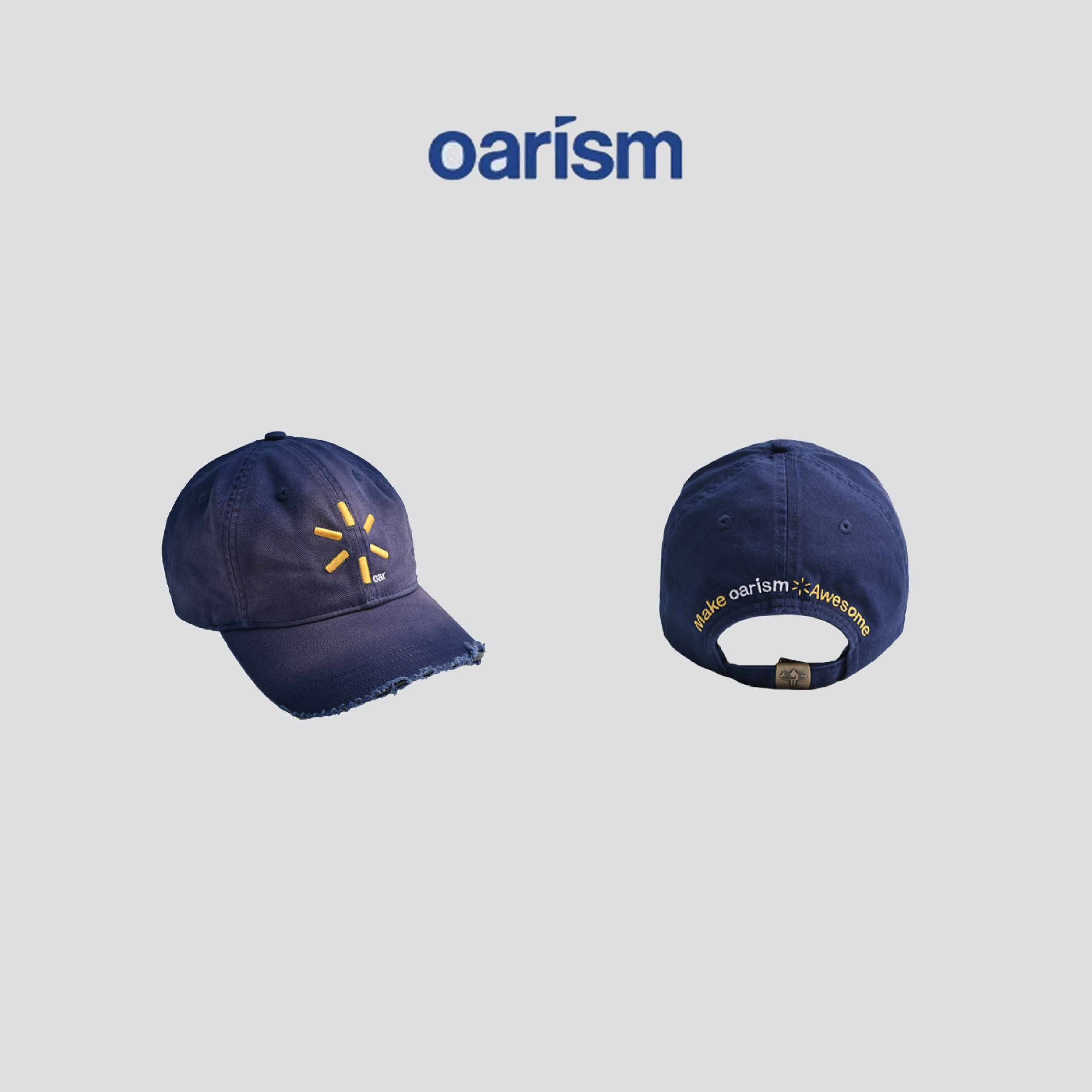 oarism Walmart Destroyed 破壞水洗Logo帽[Z096]