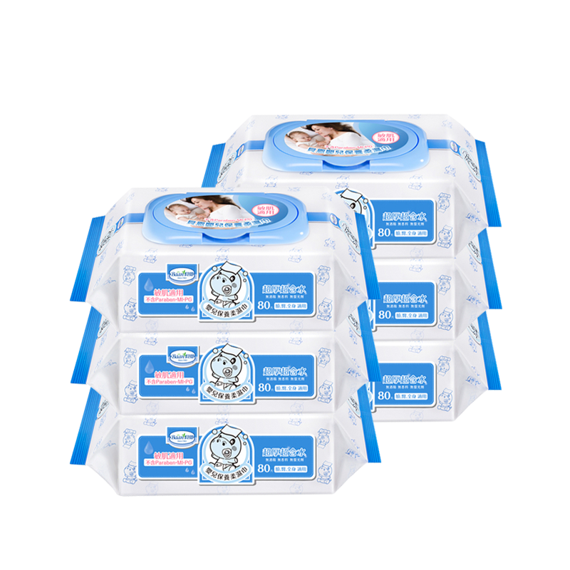 Baan 貝恩 嬰兒保養柔濕巾80抽x24包(箱購)