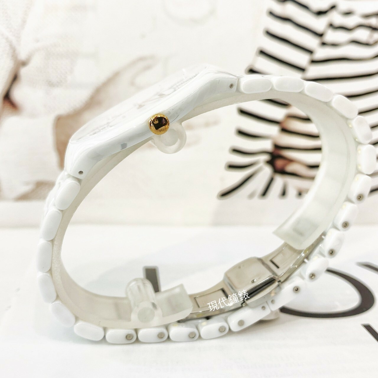 【TIVOLINA 小紅帽】超薄永恆陶瓷錶 MAW3718-DW 白38mm 現代鐘錶