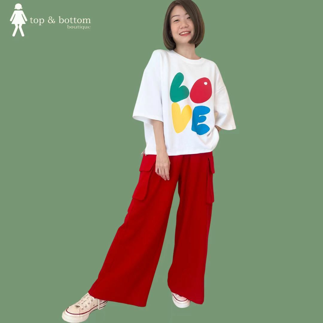 ELASTIC WAIST CARGO LONG PANT