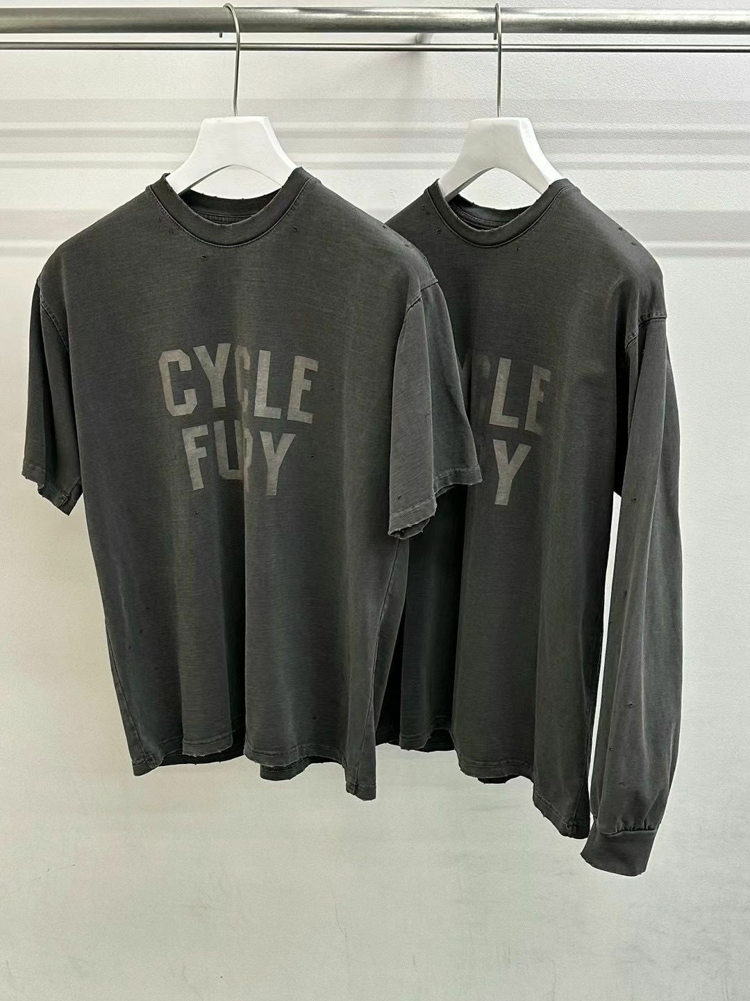 洗水英文字短袖Tee WELL DONE-037T