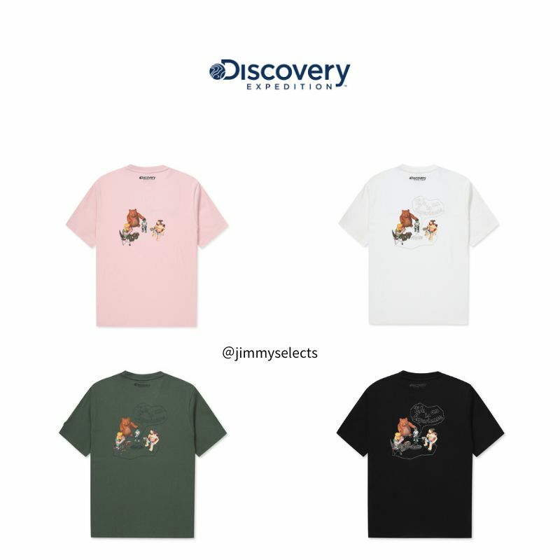【代購】Discovery Main Crew 戶外露營圖案 T 恤 DXRS7B043-KAD