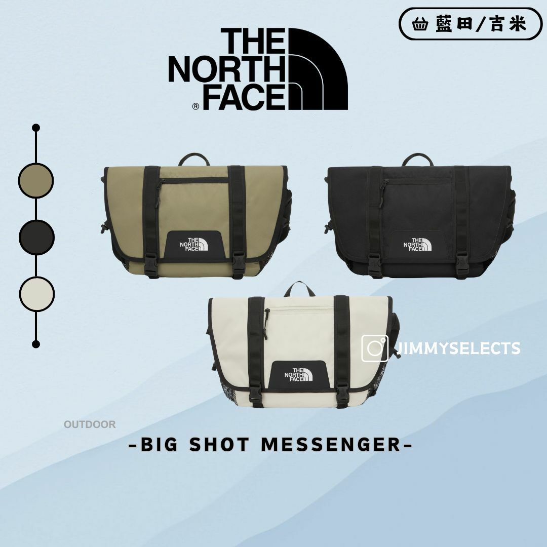 [THE NORTH FACE] BIG SHOT MESSENGER★NN2PQ10 New THE NORTH FACE BIG SHOT MESSENGER BAG BLACK NN2PQ10A