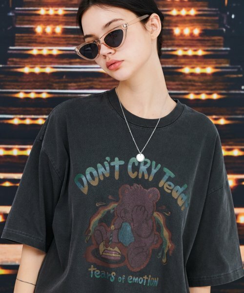 韓國🇰🇷連線 CPGN STUDIO 泰迪別哭 復古美式短T 短袖 寬鬆 4色(任買兩件711免運)/預購