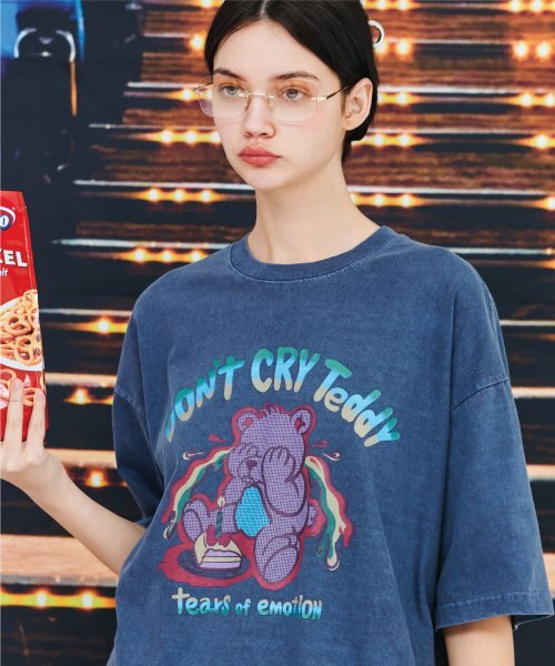 韓國🇰🇷連線 CPGN STUDIO 泰迪別哭 復古美式短T 短袖 寬鬆 4色(任買兩件711免運)/預購