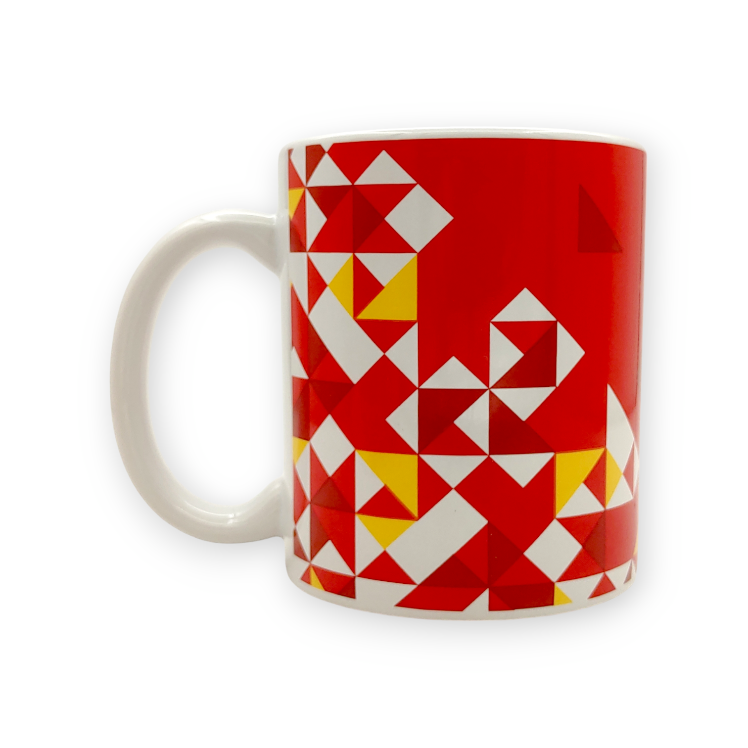 利物浦紅色菱形花紋水杯