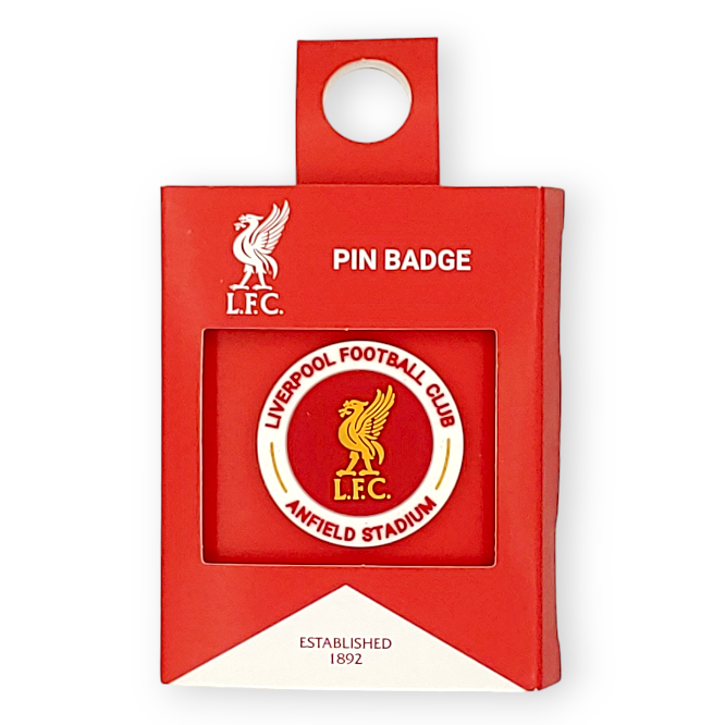 利物浦紅白色圓形襟章