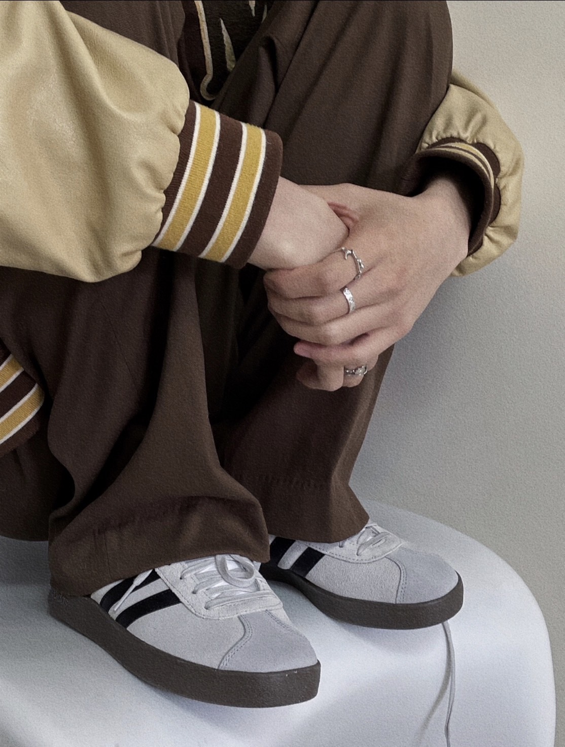 Adidas Neo VL Court Grey 岩石巧克力 HQ1802