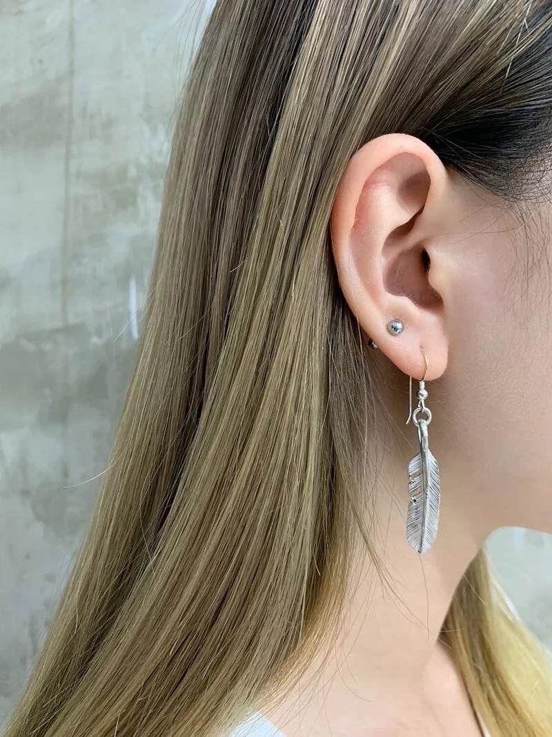 羽毛耳環