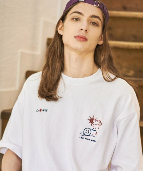 韓國🇰🇷連線 CPGN STUDIO NICE WEATHER 刺繡 短袖 短T 黑色 白色(任買兩件711免運)/預購