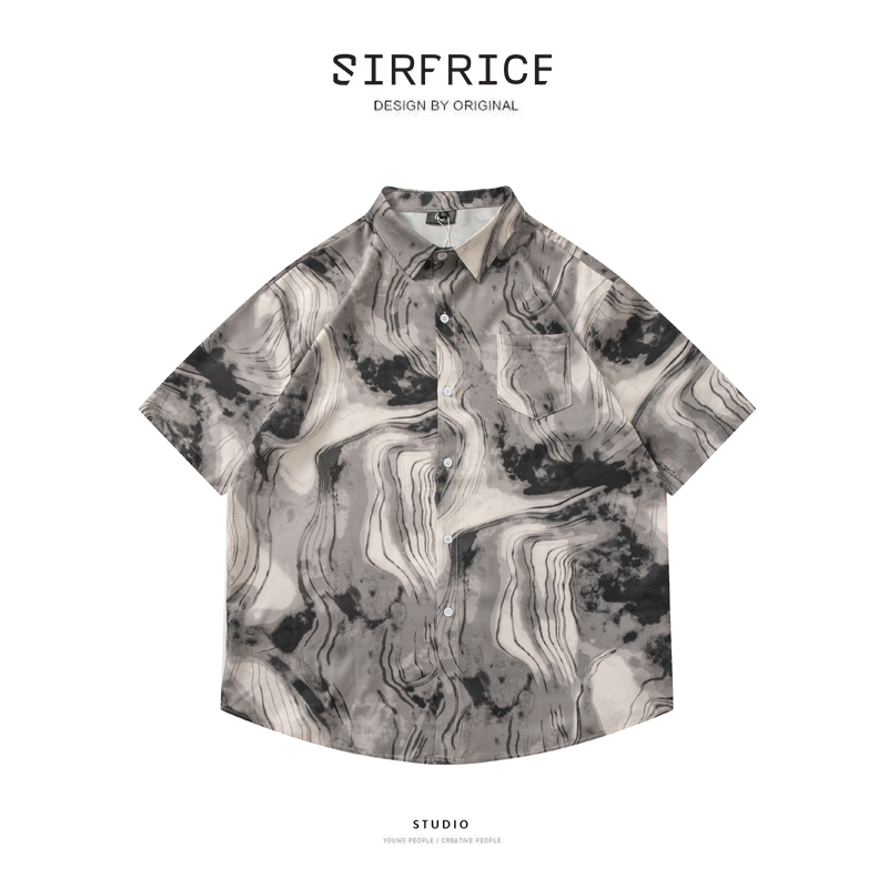 花襯衫 水墨 意識流