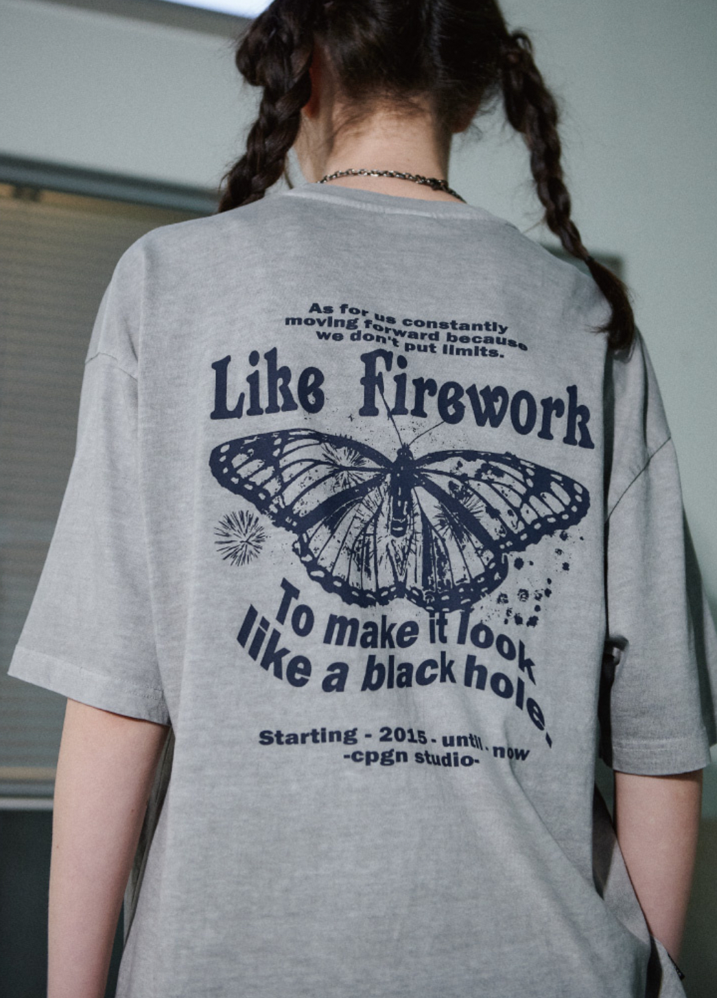 韓國🇰🇷連線 CPGN STUDIO 蝴蝶短T 復古美式短T 短袖 寬鬆 2色(任買兩件711免運)/預購