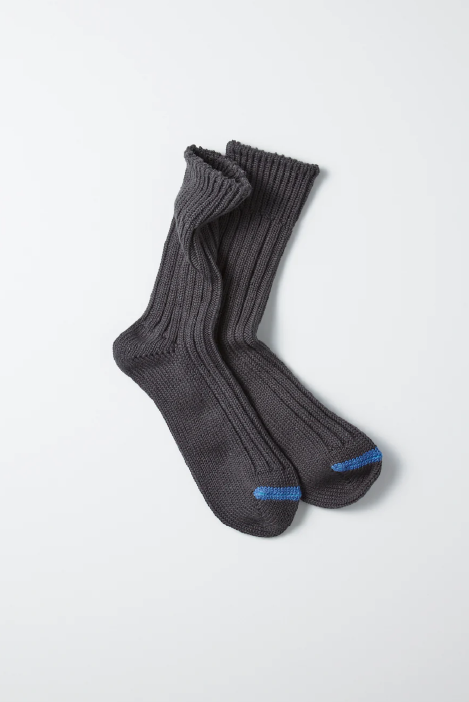 ROTOTO CHUNKY RIBBED CREW SOCKS (3色)