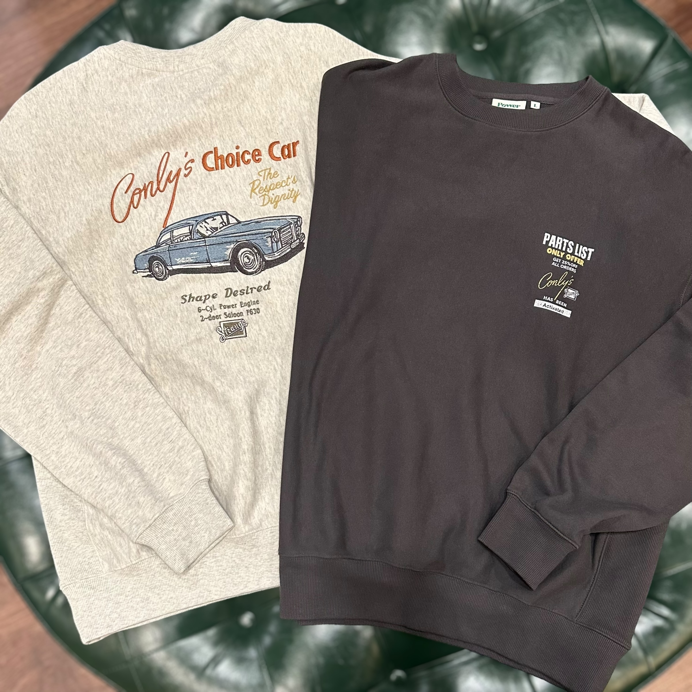 【日貨】復古經典汽車刺繡TEE