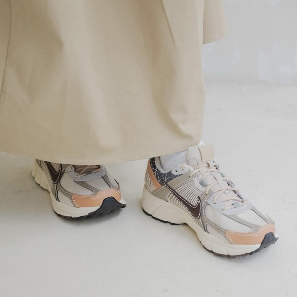 Nike Zoom Vomero 5 Sashiko 牛仔皮革拼接 刺繡 卡其鐵灰 復古慢跑鞋